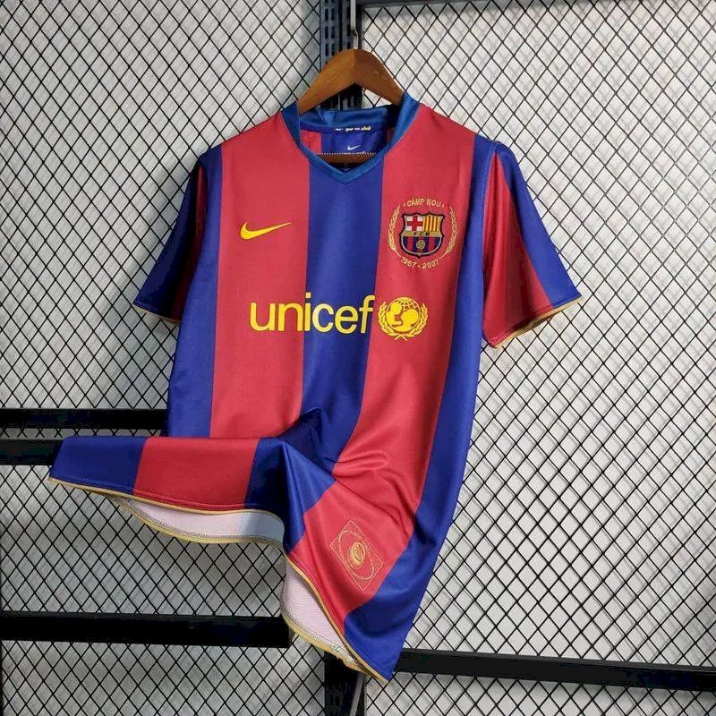 Retro Barcelona Home Shirt 2007/08